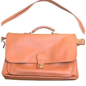 Coach C7C-5180 LARGE Vintage Black Metropolitan Briefcase/Laptop Bag